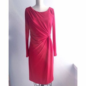 Calvin Klein draped jersey dress, Sz 4